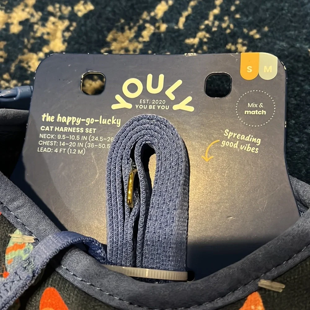 Youly Cat Harness Set NWT